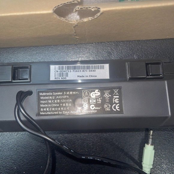 Dell Other Dell Ax5pa Multimedia Sound Bar Speaker Monitor Mount